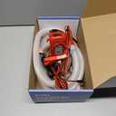 Rechargeable Fuel Transfer Pump with Auto-Stop & Leak Protection, 3.4 GPM Automatic Gas Can Pump with 71" Extra Long Hose, Portable Lithium Battery Gas Transfer Pump for Oil, Diesel, Gasoline (Red)