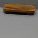 Liswit Farmhouse Wood Tray Rustic Wooden Pedestal 12 * 5.5 * 2 inches Decorative Wood Riser for Farmhouse Kitchen Counter Bathroom Room Decor (Brown)