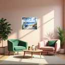 Beach Paint by Numbers Kit for Adults Beginner Landscape Oil Painting Kit Adult Paint by Number Kits on Canvas Ocean DIY Painting for Beginners Art by Numbers for Gifts Home Wall Decor 16x20 Inch (YF030)