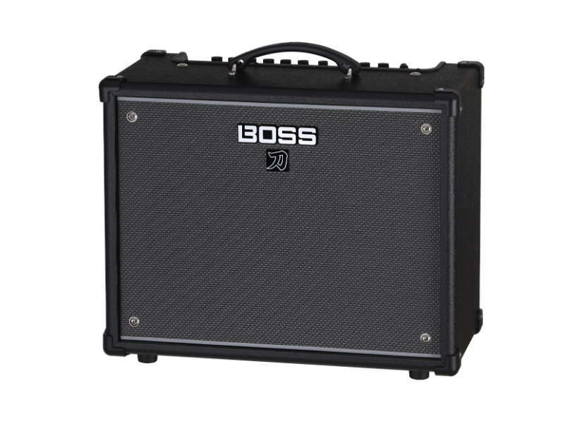 BOSS Katana-50 EX Gen 3 Guitar Amplifier | Compact 50-Watt Combo Amp Expanded for Live Performers | Upgraded Custom 12-Inch Speaker | Line Out & Stereo Expand | GA-FC/GA-FC EX Foot Controller Support