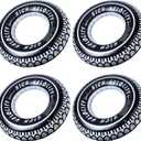 Inflatable Tire Pool Float for Adults Inflatable Giant Tire Tubes Tire Swimming Ring Tires Party Decoration for Swimming Pool Lake Ocean (24", 4 Pack)