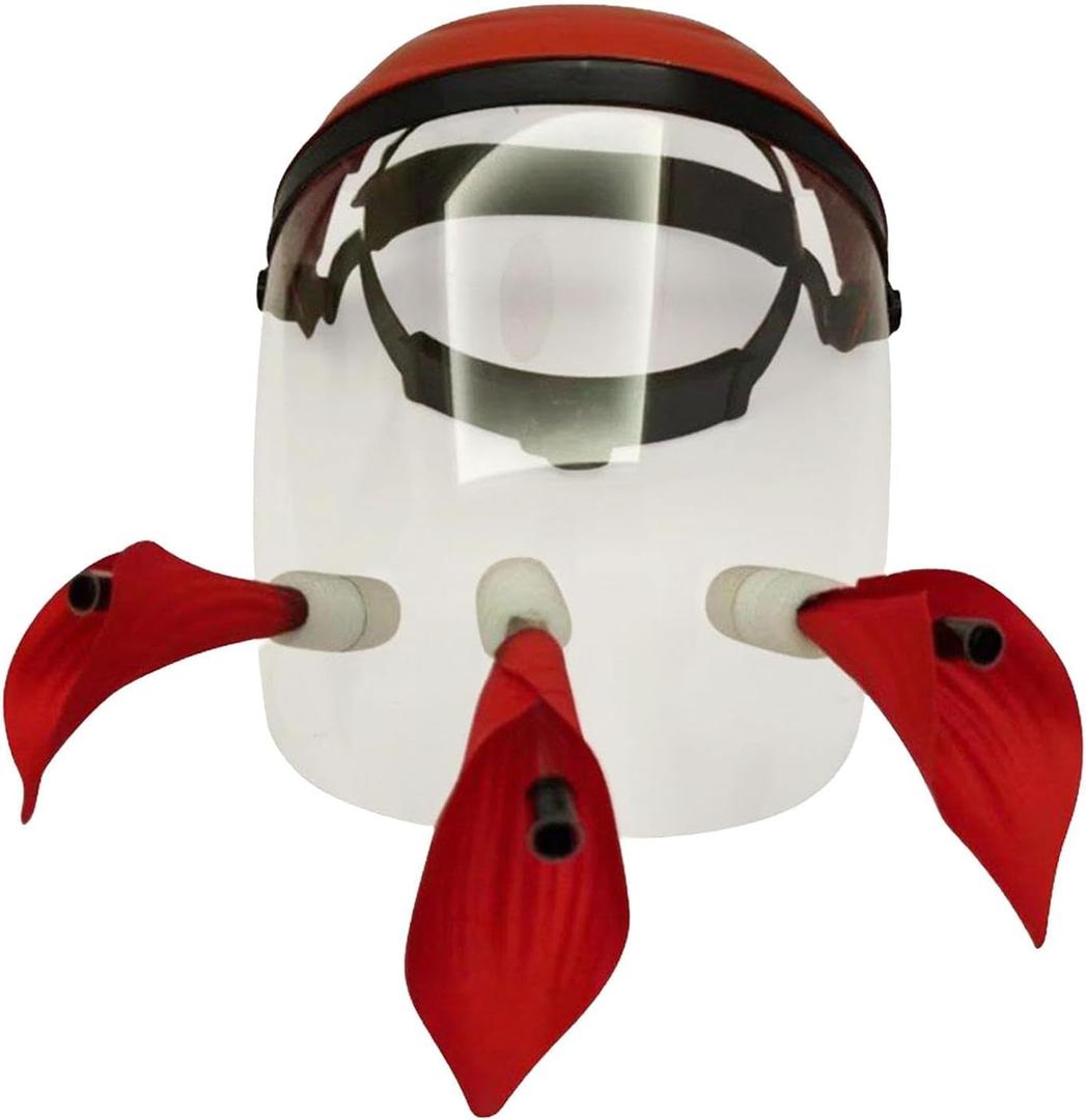 Hummingbird Feeder Hummingbird Mask Feeder,Face Masque Feeder Hummingbird Face Cover Wild Bird Feeder for Yard Garden Patio, 3 Feeding Ports, 26cmx28cm