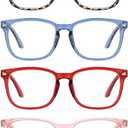 CCVOO Reading Glasses for Women/Men, Eyeglasses, Blue Light Readers for Women/Men, Computer Eye Glasses, Cheaters (6 Pack Mix)