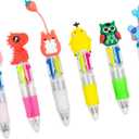 60-Pack Easter Multicolor Pen in One - Cute Easter Pens for Kids, 4-in-1 Ballpoint Pens, Perfect Easter Gifts & Party Favors, Classroom Prizes & School Supplies