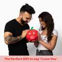 2 x Big Tender Tomato Plushie - Super Soft Stuffed Animal | Adorable Love Gift for Boyfriend, Girlfriend, Husband, Wife, Mom, Dad, Kids, or Best Friend | Valentines Day Gifts for Her or Him