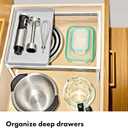 OXO Good Grips Adjustable Deep Drawer Organizer, Utensil Holder Drawer