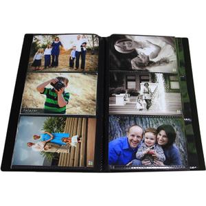 Portfolio Photo Album Holds 144 Pictures - 4x6 Inch/Space Saver Album with Protective Poly Case