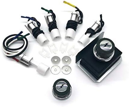 WEMEIKIT 1836-13 7628 7629 Universal Igniter Kit for Weber Genesis 300 Series Front-Control Grills, Genesis E/S 310 320 330 Starter Kit, 65946 65942 Part, 4-Outlet Ignition Replacement 88826 Missing Parts