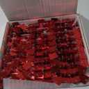 COKAOBE Red Shimmer Wall Backdrop, 24PCS Square Sequin Shimmer Backdrop Panel, Photo Backdrops for Birthday, Anniversary, Wedding, Graduation & Bachelorette Party Decoration