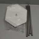 Balloon Stand Set of 4 Reusable Metal Balloon Column Stand Kits, 7FT Adjustable Telescoping Balloon Stands for Floor with Durable Bases for Graduation Birthday Baby Shower Party Decorations