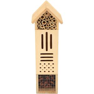 Wooden House Hanging Bee Hotel Nests Shelter for Home Outdoor Garden Supplies Hotel