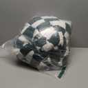 NEWCOSPLAY Knitted Dark Green White Checkered Blanket Super Soft Plush Throw for Couch Fuzzy Fluffy Microfiber Lightweight Blanket for Bed Sofa All Season Use (Dark Green White, Throw(50"x60"))