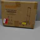 Voipvvii Folding Hand Truck 500lbs, Portable Heavy Duty Dolly Cart, 6 Wheels Collapsible Luggage Cart with 2 Elastic Ropes - Compact Trolley Cart for Easy Moving - Ideal Hand Cart for Travel and More, Black 