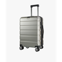 KROSER Hardside Expandable Carry On Luggage with Spinner Wheels & Built-in TSA Lock, Durable Suitcase Rolling Luggage with USB Port, Carry-On 20-Inch Champagne