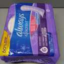 Always Discreet Adult Incontinence Pads for Women, Drier, 6 Drop Long Length, Extra Heavy Absorbency, Pads for Bladder Control Management, Bladder Leaks, & Postpartum Pads, 45ct