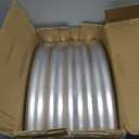 zizin 2 Pack Galvanized Raised Garden Bed Metal Oval Raised Garden Beds Outdoor Planter Box for Vegetables (6x3x1FT, Silver)