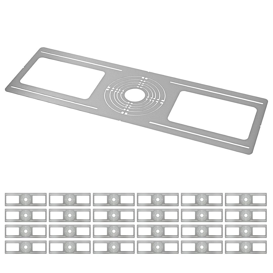 24-Pack New Construction Mounting Plate, 2-3-4-5-6Inch Wafer Light Bracket