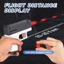 2 x 2 Pack Toy Guns for Nerf Dart Guns - Mini Realistic Pistol Toy Blaster Gun Disc Launcher with 160 Plastic Flying Disk Bullet for Boy Ages 6 7 8 9 Years Old Indoor Outdoor Present for Adult Kid Holiday