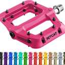 Mountain Bike Pedals Flat - MTB Pedals Flat, Bicycle Pedals for BMX/MTN/Road/Gravel/EBike, BMX Pedals, Platform Pedals, Adults & Kids Bike Replacement Upgrades Parts 9/16