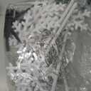 10 Pcs Christmas Snowflake Pathway Stake Lights for Outdoor Yard, 370 Bright LEDs Waterproof Large Christmas Snowflake Light Decoration for Garden Lawn Driveway Walkway Decor(Cool White)