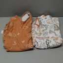 Yoofoss Baby Sleep Sack 0-6 Months TOG 1.0 Baby Wearable Blanket, 2 Pack 100% Organic Cotton Infant Toddler Sleeping Sack 2-Way Zipper Lightweight Sleep Sack (Small)