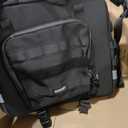 Rhinowalk Motorcycle Saddlebag Waterproof 25L Expandable Side Bag Quick Release Motorbike Luggage Pack Fits Most Adventure & Sports Bike Racks (Black, 1 Pack)