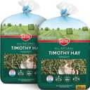 Kaytee Timothy Hay, High Fiber, Grown Specifically for Small Animals, Rabbits, Guinea Pigs, Chinchillas, Ideal Bulk Order for Small Pets, 12 pounds (EXP 08/05/28)