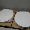 2 x Bemis 70 Durable Plastic Toilet Seat, Round, White