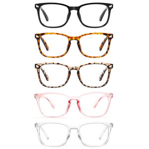CCVOO Reading Glasses for Women/Men, Eyeglasses, Blue Light Readers for Women/Men, Computer Eye Glasses, Cheaters
5 PCS