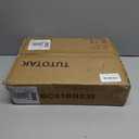 TUTOTAK Bar Cart, Home Bar Serving Cart with 3-Tier Shelf, Drink Cart with Wine Rack, Glass Holder, Rolling bar carts for the Home, Living Room, Brown BC01BB035, 11.8"D X 17"W X 33"H