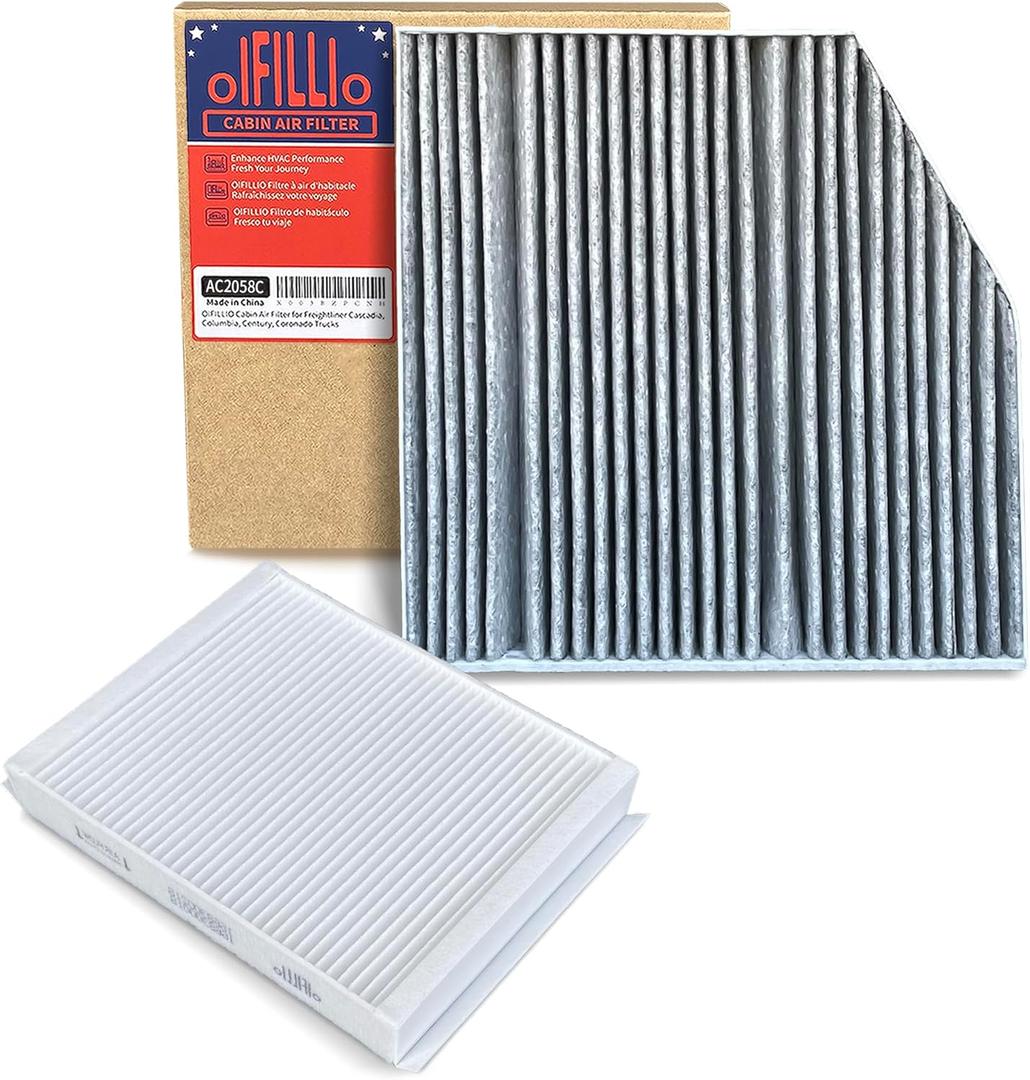 Cabin air Filter for Mercedes C300 (2015-2023), GLC300 (2016-2023), E300 (2017-2022), E400 (2018-2019), E450 (2019-2023), C/E-Class GLC-Class select models, Replace 2058350147 & 1668300218