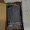 goldenwarm 6 Pack 4in Black Door Hinges Interior Door Hinges Black Matte 4 x 4 Inch with Square & Round Corners, Iron Material