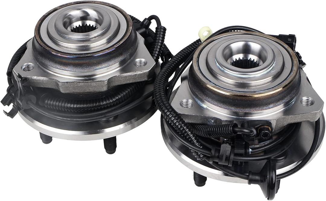 KUSATEC 513176 & 513177 Front Wheel Bearing and Hub Assembly Compatible with for Jeep Liberty 4-wheel ABS 2002-2007, 5 Lug w/ABS KUSATEC 513176 & 513177 Front Wheel Bearing and Hub Assembly Compatible with for Jeep Liberty 4-wheel ABS 2002-2007, 5 Lug w/ABS