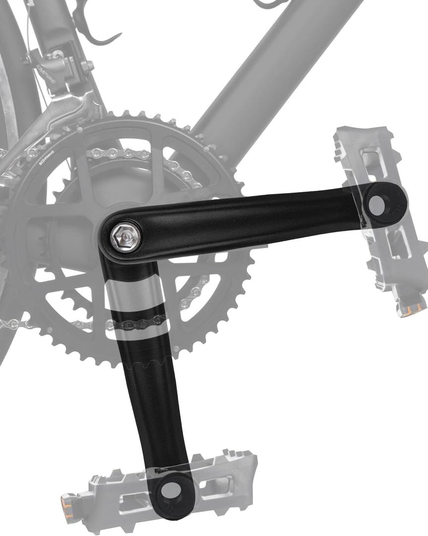 2Pcs Crank Arm Set E Crank Arms Pedal Crank Arm, A Pair of Electric Crank Arm 6.3 * 5.9inch Dimond Hole Crank Mid Motor Cranks for Electric Folding Exercise Road BMX 170mm