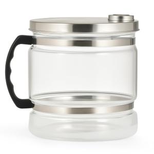 CO-Z 1.6 gal Water Container for Distiller, 6L Distilled Glass Carafe with Nonskid Bottom, Countertop Replacement Distilled Water Pot, Water Glass Jar Water Distiller for Home