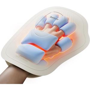 Hand Massager with Heat and Air Compression Relaxing Therapy for Arthritis & Carpal Tunnel Relief Ultra-Thin, Cordless Rechargeable with Adjustable Intensity & Temp Presents for Men Women