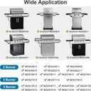Criditpid Grill Parts Kits Compatible for Char-Broil Charbroil 463244011 463247209 463257010 463247310 463247009, 463247412, 463257110, 463270614, 463243812, Replacement for Charbroil 463257010