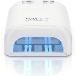nailstar Professional 36 Watt UV Nail Dryer Nail Lamp for Gel with 120 and 180 Second Timers + 4 x 9W Bulbs Included