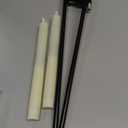 Set of 2 Black Metal Wall Candle Sconces with Crystal Pendant - Hanging Candle Holder for Farmhouse Fireplace, Living Room, Hallway, Stairway Decor