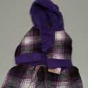 Dog Sweater Puppy Clothes for Small Dogs Boy Girl Pet Hoodies for Dogs Cold Weather Doggie Coats Fall Doggy Sweatshirt for Chihuahua Yorkie Cat Outfits (Purple, Small) (Small (Chest 15in ))