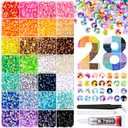 6100Pcs Jelly Resin Rhinestones for Crafting with 2Pcs 10ml B7000 Jewelry Glue, 1 Box Flatback Crystals Diamond (Clear AB) for Bedazzling Crafts DIY Nail Art Non Hotfix Gems for Clothing Shoes