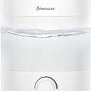 Top Fill Humidifier, 2L Water Tank for Bedroom, 28H Long Lasting New White Air Humidifier for Large Room, Ultra Quiet 25dB Cool Mist for Baby, Plants, Office, Easy to Clean & Fill