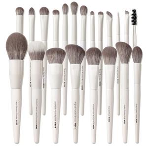 20 Pcs Pro Grade Makeup Brushes Set with Dense Ultra Soft Vegan Bristle,Elegant Design Make up Brushes for Powder, Foundation,Bronzer,Highlight,Face Blending Contour, Concealer, Eye shadow