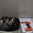 BLACK+DECKER 8V MAX 57-Piece Cordless Drill and Household Tool Kit for Home with Tool Storage Bag