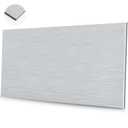 Blulu 1 Pcs Aluminum Composite Sheet, 1/8" Thick Plate, Silver, 36"x72"