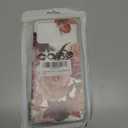 Case for Moto G Stylus 2023 Case, Motorola G Stylus 2023 with Tempered Glass Screen Protector, Floral Design Full Body Protective Cell Phone Cover for Motorola Moto G Stylus 2023 Purple Flower