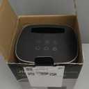 Small Portable Space Heater for Indoor Use - with 70Rotating Feature, JIBUFI 1500W PTC Electric Heater, Rapid and Safe Heating, Remote Control, 1-12 Hr Timer for Bedroom, Office