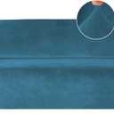 Turquoize Velvet Couch Covers Sofa Covers for 3 Cushion Couch Stretch Sofa Slipcovers with Non Slip Elastic Bottom Furniture Protector for Pets Crafted from Thick Velvet Fabric (Sofa, Peacock Blue)