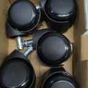 MaxGear 2" Office Chair Wheels Heavy Duty Replacement, Mute Rubber Rotating Desk Chair Caster Wheels, Safe for All Floors Including Hardwood, Universal Standard Stem Size Fits 99%, Set of 5