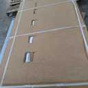 26 in. W * 52 in. H Frameless Shower Doors for Bathtub, 1/4" (6mm) Thick Tempered Glass, Bathroom Tub Glass Single Door